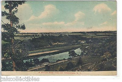 A Mohawk River View near Schenectady.New York 1909 - Cakcollectibles