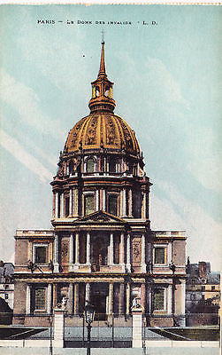 Le Dome Des Invalide Paris Postcard - Cakcollectibles