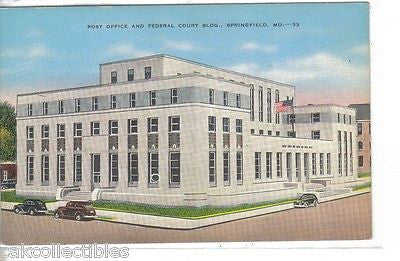 Post Office and Federal Court Building-Springfield,Missouri - Cakcollectibles