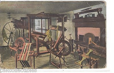 Martha Washington's Spinng Room at Mount Vernon 1912 - Cakcollectibles