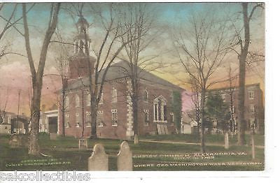 Christ Church-Alexandria,Virginia (Hand Colored) - Cakcollectibles
