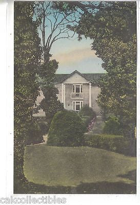 "Ash Lawn",Within The Evergreen Garden-Charlottesville,Va (Hand Colored) - Cakcollectibles