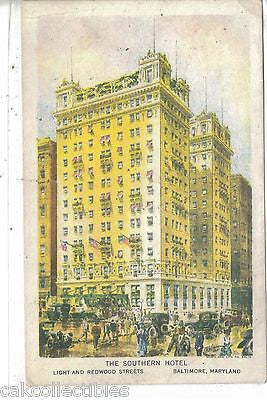 The Southern Hotel-Baltimore,Maryland - Cakcollectibles