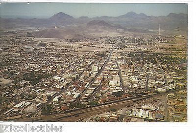 Aerial View of Tucson,Arizona-Looking East tpward "A" Mountain - Cakcollectibles