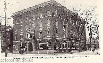 Y.W.C.A. Building-Lowell,Massachusetts 1906 - Cakcollectibles