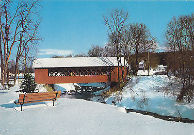 Creamery Bridge: Brattleboro, Vermont Postcard - Cakcollectibles - 1