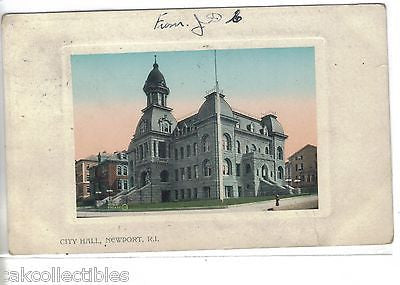 City Hall-Newport,Rhode Island 1909 - Cakcollectibles - 1