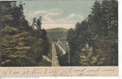 The Cut at White Mtn. Transfer,B. & M. R.R.-Woodsville,New Hampshire 1906 - Cakcollectibles
