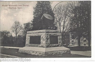 Mortar Monument near Capitol-Hartford,Connecticut 1908 - Cakcollectibles