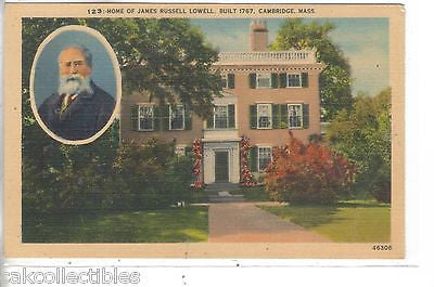 Home of James Russell Lowell-Cambridge,Massachusetts - Cakcollectibles