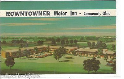Rowntowner Motor Inn-Conneaut,Ohio - Cakcollectibles