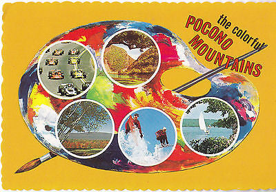 "Greetings From The Colorful Poconos", Pennsylvania Postcard - Cakcollectibles - 1