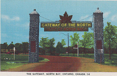 " The Gateway" - North Bay- Ontario, Canada Postcard - Cakcollectibles - 1
