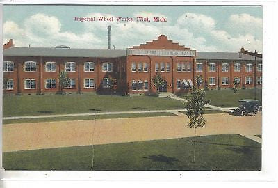 Imperial Wheel Works-Flint,Michigan Vintage Postcard Front