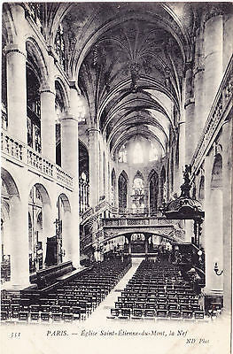 Eglise Saint Etienne Du Mont Paris Postcard - Cakcollectibles