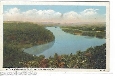 A View of Rockaway Beach,Missouri from Highway 76 - Cakcollectibles