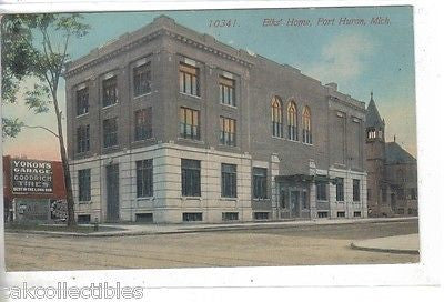 Elk's Home-Port Huron,Michigan 1914 - Cakcollectibles - 1