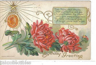 Birthday Greetings-The Topaz - Cakcollectibles - 1