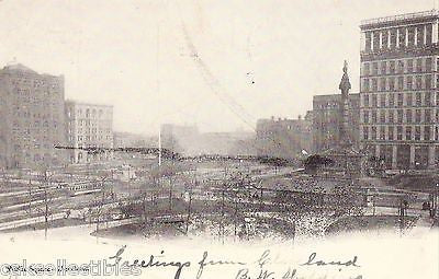 Public Square-Cleveland,Ohio 1905 - Cakcollectibles