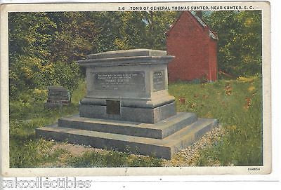 Tomb of General Thomas Sumter near Sumter,South Carolina - Cakcollectibles
