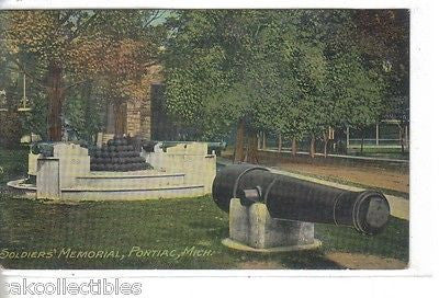 Soldiers' Memorial-Pontiac,Michigan 1911 - Cakcollectibles - 1