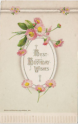 Best Birthday Wishes John Winsch Postcard - Cakcollectibles