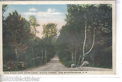 Road Scene near Indian Carry,Winter Harbor-Lake Winnepesaukee,New Hampshire - Cakcollectibles