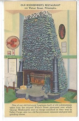 Historical Fireplace,Old Bookbinder's Restaurant-Philadelphia,Pennsylvania - Cakcollectibles