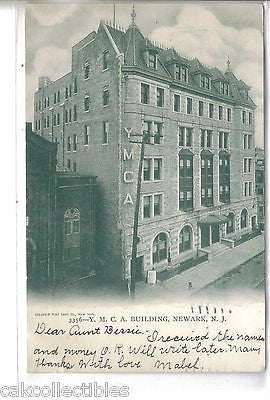 Y.M.C.A. Building-Newark,New Jersey 1905 - Cakcollectibles