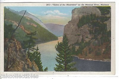 "Gates of The Mountains" on The Missouri River-Montana - Cakcollectibles