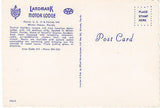 Landmark Motor Lodge- Winter Haven, Florida Postcard - Cakcollectibles - 2