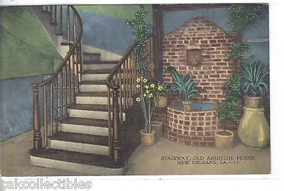 Stairway,Old Absinthe House-New Orleans,Louisiana - Cakcollectibles
