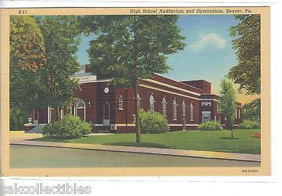 High School Auditorium and Gymnasium-Beaver,Pennsylvania - Cakcollectibles