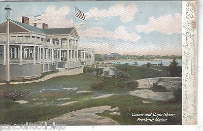 Casino and Cape Shore-Portland,Maine 1905 - Cakcollectibles