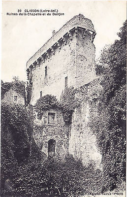 Ruins De La Chapelle Et Du Donjon France Postcard - Cakcollectibles