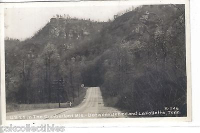 RPPC-U.S. 25 In The Cumberland Mts.,between Jellico & LaFollette,Tennessee - Cakcollectibles - 1