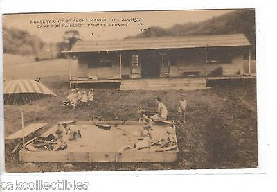 Nursery Unit of Aloha Manor,"The Aloha Camp For Families"-Fairlee,Vermont 1935 - Cakcollectibles - 1