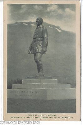 Statue of John F. Stevens along The Great Northern Railway - Cakcollectibles