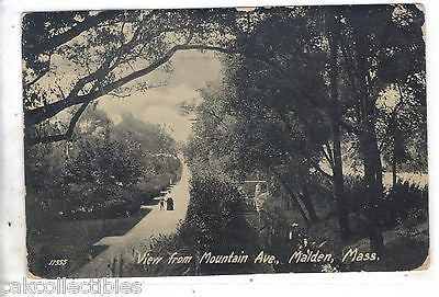 View from Mountain Avenue-Malden,Massachusetts 1907 - Cakcollectibles