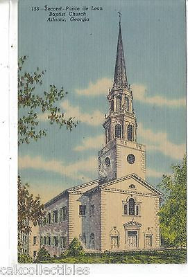 Second Ponce de Leon Baptist Church-Atlanta,Georgia - Cakcollectibles