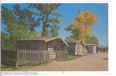 Honeymoon Cottage on Log Cabin Row in Nevada City,Montana 1965 - Cakcollectibles