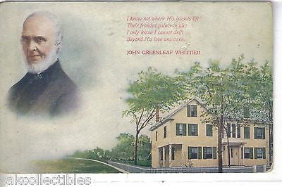 Early Post Card-John Greenleaf Whittier - Cakcollectibles