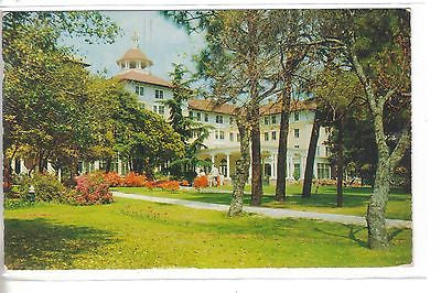 The Carolina Hotel,showing Azaleas-Pinehurst,North Carolina 1955 - Cakcollectibles
