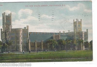 The New State Armory-Providence,Rhode Island 1908 - Cakcollectibles