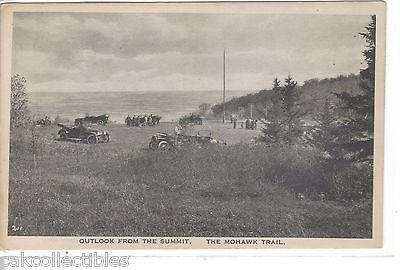 Outlook from The Summit-The Mohawk Trail-Massachusetts (Old Cars) - Cakcollectibles