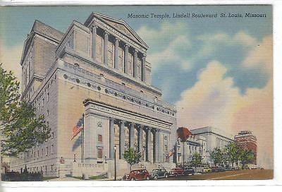 Masonic Temple,Lindell Boulevard-St. Louis,Missouri - Cakcollectibles