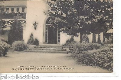 Manor Country Club near Reading,Pennsylvania - Cakcollectibles - 1