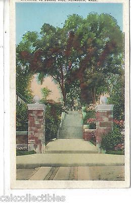 Entrance to Burial Hill-Plymouth,Massachusetts - Cakcollectibles