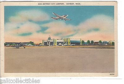 Detroit City Airport-Detroit,Michigan - Cakcollectibles - 1