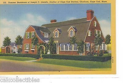 Summer Residence of Joseph C. Lincoln-Chatham,Cape od,Massachusetts - Cakcollectibles